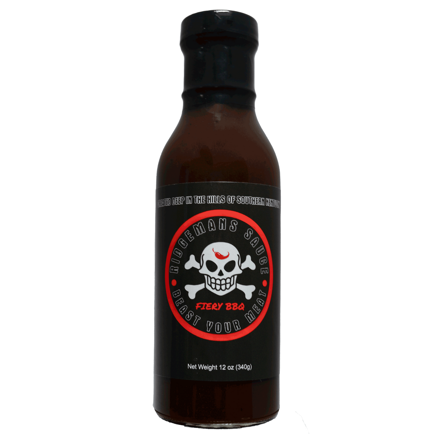 12oz Bottle Ridgeman's Fiery BBQ Sauce